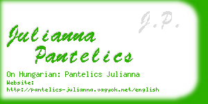 julianna pantelics business card
